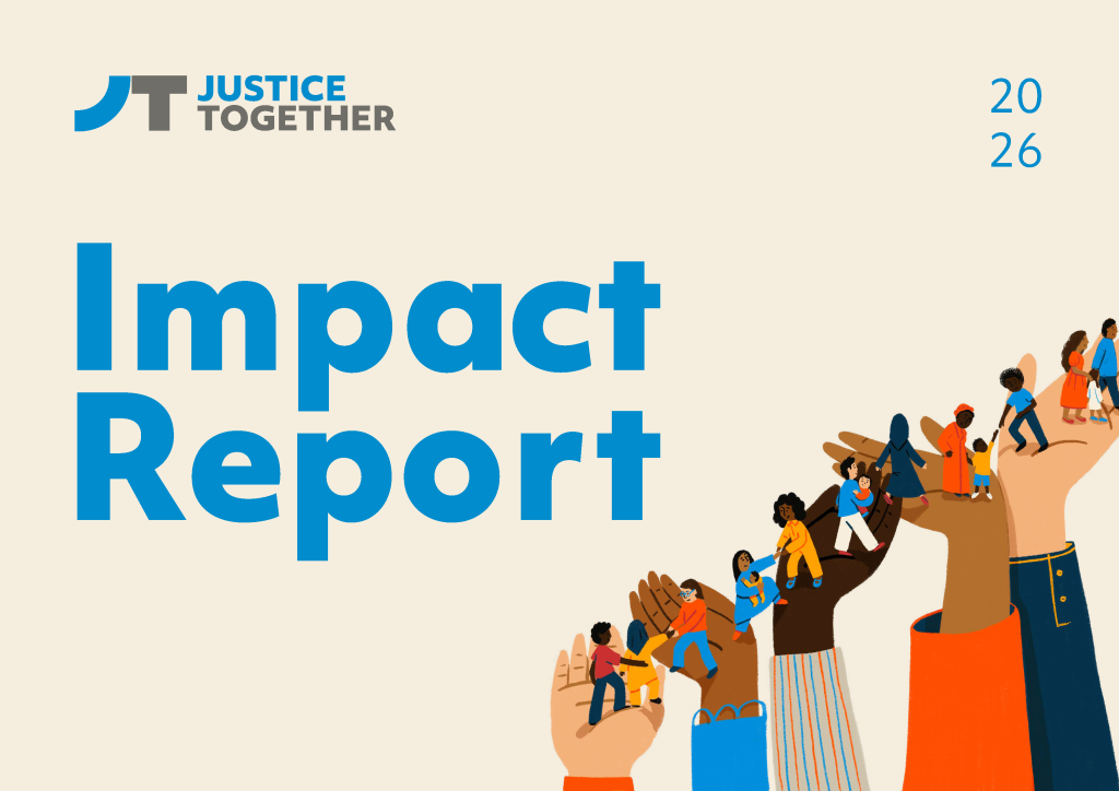 Justice Together 2026 impact report cover